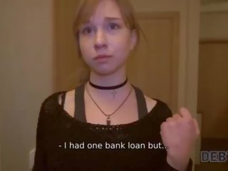 Debt4k&period; alice klay prende scopata da sconosciuto perché lei ha preso fuori un loan per iphone